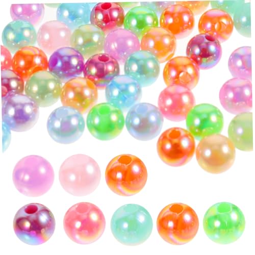 HIAKDOFT 500 Stück Bunte Kleine Perlen für Basteln Glatte Oberfläche Langlebige DIY Schmuckperlen Spacer Perlen für Armbänder Halsketten Vielseitig für Kreative Handarbeiten von HIAKDOFT