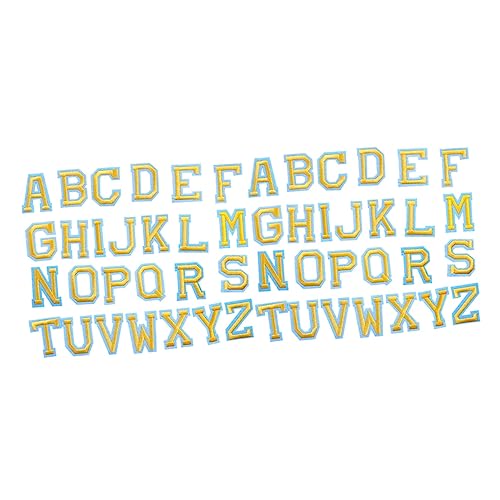 HIAKDOFT 52 Stück Teiliges Bügelbuchstaben zum Aufbügeln Bestickte Alphabet Patches für DIY Kleidung Jacken Hüte Taschen Vielseitige Reparatur und Dekorative Applikationen HIAKDOFT 52 Stück Teiliges Bügelbuchstaben zum Aufbügeln Bestickte Alphabet Patches für DIY Kleidung Jacken Hüte Taschen Vielseitige Reparatur und Dekorative Applikationen von HIAKDOFT