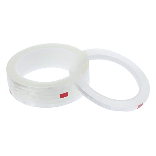 HIAKDOFT 6 Rollen Transparentes Floristenband Selbstklebend Wasserdichtes Blumen Klebeband für Blumensträuße und Stielwickel Robustes Bastelband für Blumenarrangements und Zufällige Farbe von HIAKDOFT