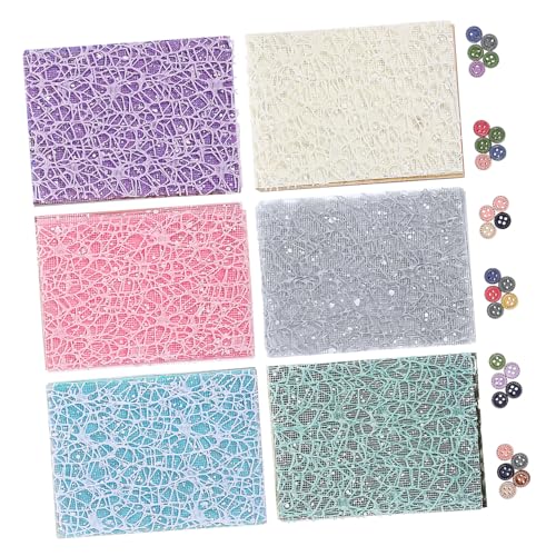 HIAKDOFT 6 Sätze Teiliges Vintage Strukturiertes Bastelpapier mit Spitze und Netzgewebe Dekoratives Scrapbook Papier für DIY Journals Einladungen Tagebücher Einfach Zuschneidbar Vielseitig HIAKDOFT 6 Sätze Teiliges Vintage Strukturiertes Bastelpapier mit Spitze und Netzgewebe Dekoratives Scrapbook Papier für DIY Journals Einladungen Tagebücher Einfach Zuschneidbar Vielseitig von HIAKDOFT