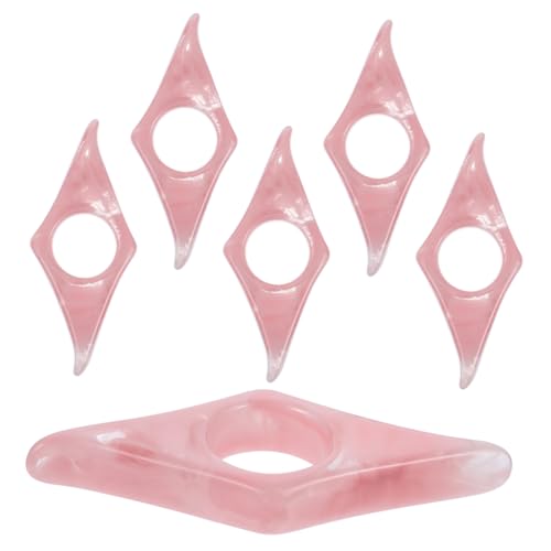 HIAKDOFT 6 Stück Resin Buchseitenhalter Daumenring Tragbarer Seitenöffner Leichter Multifunktionaler Buchhalter für Bequeme Lesehilfe Zuhause und Unterwegs Rosa HIAKDOFT 6 Stück Resin Buchseitenhalter Daumenring Tragbarer Seitenöffner Leichter Multifunktionaler Buchhalter für Bequeme Lesehilfe Zuhause und Unterwegs Rosa von HIAKDOFT