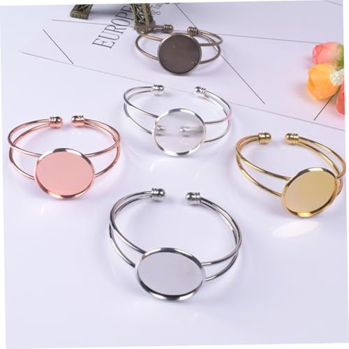 HIAKDOFT 6 Stück Runde Y Förmige Kupfer Armreif Basen DIY Schmuckherstellung Verstellbar Langlebig Rostfrei Geeignet für Individuelle Armbandgestaltung HIAKDOFT 6 Stück Runde Y Förmige Kupfer Armreif Basen DIY Schmuckherstellung Verstellbar Langlebig Rostfrei Geeignet für Individuelle Armbandgestaltung von HIAKDOFT