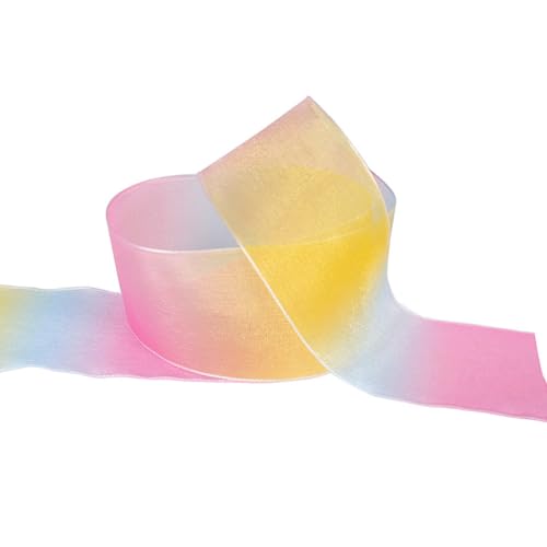 HIAKDOFT 6 Stück Teiliges Chiffonband Breit Sanfter Farbverlauf Regenbogenmotiv Weiches DIY material für Haarbänder Haarschmuck Festdekoration Vielseitig Einsetzbar Farbintensiv und HIAKDOFT 6 Stück Teiliges Chiffonband Breit Sanfter Farbverlauf Regenbogenmotiv Weiches DIY material für Haarbänder Haarschmuck Festdekoration Vielseitig Einsetzbar Farbintensiv und von HIAKDOFT