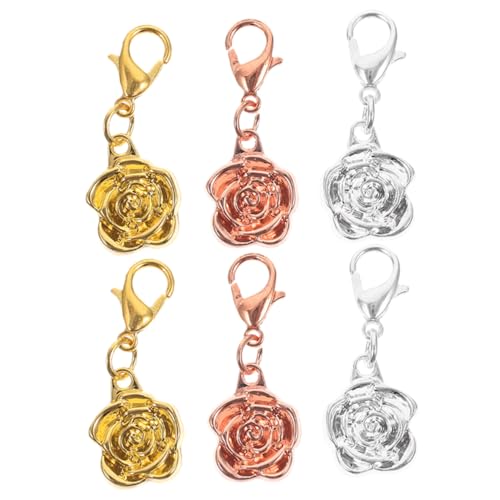 HIAKDOFT 6 Stück Teiliges Magnetverschlüsse für Schmuck aus Langlebiger Dekorative Lobster Clasps Vielseitig für Halsketten Armbänder und DIY Schmuckherstellung Praktische Farblich von HIAKDOFT