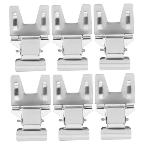 HIAKDOFT 6 Stück Teiliges Preisetikettenhalter aus Eisenblech Kompakte Leichte Preisschild Clips für Supermarkt und Geschäftsauslagen Praktische Metall Klemmen für Papieranhänger und HIAKDOFT 6 Stück Teiliges Preisetikettenhalter aus Eisenblech Kompakte Leichte Preisschild Clips für Supermarkt und Geschäftsauslagen Praktische Metall Klemmen für Papieranhänger und von HIAKDOFT