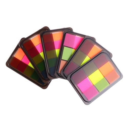 HIAKDOFT 6 Stück Teiliges Selbstklebendes Index tab Ablösbare Haftnotizen für Schule und Büro Transparente Verschiedene Designs Wiederverwendbar für Organisation und Markierung von HIAKDOFT 6 Stück Teiliges Selbstklebendes Index tab Ablösbare Haftnotizen für Schule und Büro Transparente Verschiedene Designs Wiederverwendbar für Organisation und Markierung von von HIAKDOFT