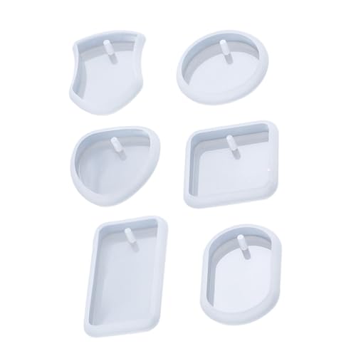 HIAKDOFT 6 Stück Teiliges Silikonformen für Schlüsselanhänger DIY Anhänger Molds Epoxidharz Gießformen Leichtes Langlebiges Material für Schmuck Dekoration und Bastelprojekte mit Kindern HIAKDOFT 6 Stück Teiliges Silikonformen für Schlüsselanhänger DIY Anhänger Molds Epoxidharz Gießformen Leichtes Langlebiges Material für Schmuck Dekoration und Bastelprojekte mit Kindern von HIAKDOFT