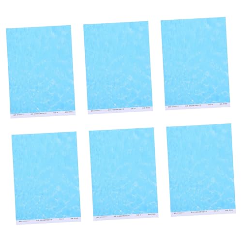 HIAKDOFT 6 Stück Wasserwellen Sticker Wasserfest Dünn Realistische Wasseroberfläche Aufkleber Für Miniatur Landschaft Modell Pool Dekoration HIAKDOFT 6 Stück Wasserwellen Sticker Wasserfest Dünn Realistische Wasseroberfläche Aufkleber Für Miniatur Landschaft Modell Pool Dekoration von HIAKDOFT