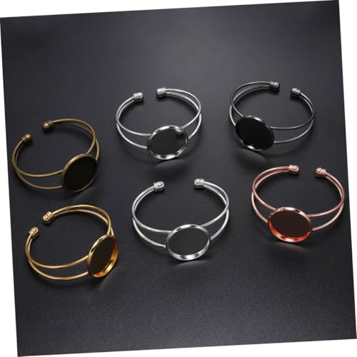 HIAKDOFT 6 Stück Y Förmige Kupferarmreif Rohlinge in Antik Bronze Verstellbare DIY Cabochon Ketten für Schmuckherstellung Langlebige Metallbasis für Individuelle Armbänder HIAKDOFT 6 Stück Y Förmige Kupferarmreif Rohlinge in Antik Bronze Verstellbare DIY Cabochon Ketten für Schmuckherstellung Langlebige Metallbasis für Individuelle Armbänder von HIAKDOFT