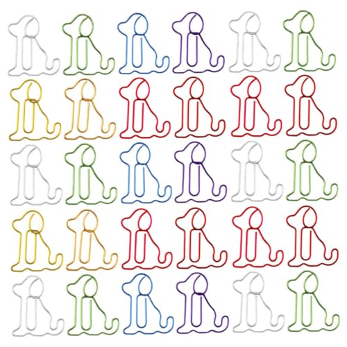 HIAKDOFT 60 Stück Teiliges Bunte Niedliche Büroklammern in Hundform Multifunktionale Lesezeichen und Papierklammern für Büro Schule Vielseitig Einsetzbar Kreatives Tierdesign Farbenfrohe HIAKDOFT 60 Stück Teiliges Bunte Niedliche Büroklammern in Hundform Multifunktionale Lesezeichen und Papierklammern für Büro Schule Vielseitig Einsetzbar Kreatives Tierdesign Farbenfrohe von HIAKDOFT
