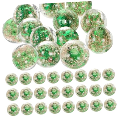 HIAKDOFT 60 Stück Teiliges Grüne Leuchtende Glasperlen mit Großem Runde Bastelperlen für Schmuckherstellung Armbänder und DIY ketten Hochwertige Glasperlen für Kreative Bastelprojekte HIAKDOFT 60 Stück Teiliges Grüne Leuchtende Glasperlen mit Großem Runde Bastelperlen für Schmuckherstellung Armbänder und DIY ketten Hochwertige Glasperlen für Kreative Bastelprojekte von HIAKDOFT