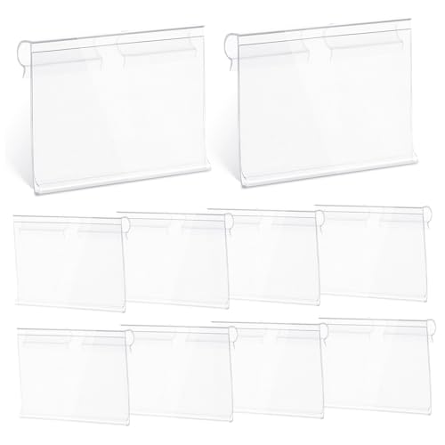 HIAKDOFT 60 Stück Teiliges PVC Preisschild Halter Leichte Robuste Transparente Schilderständer Einfach zu Befestigen für Regale für Einzelhandel Büro und Persönliche Beschriftung HIAKDOFT 60 Stück Teiliges PVC Preisschild Halter Leichte Robuste Transparente Schilderständer Einfach zu Befestigen für Regale für Einzelhandel Büro und Persönliche Beschriftung von HIAKDOFT