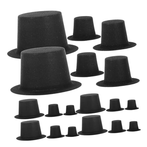 HIAKDOFT 60 Stück Teiliges Schwarze Mini Weihnachtsmützen aus PVC mit Filz Langlebige Mini Hüte für Puppendeko DIY Bastelzubehör Festliche Partyhüte und Kreative Weihnachtsdekoration HIAKDOFT 60 Stück Teiliges Schwarze Mini Weihnachtsmützen aus PVC mit Filz Langlebige Mini Hüte für Puppendeko DIY Bastelzubehör Festliche Partyhüte und Kreative Weihnachtsdekoration von HIAKDOFT