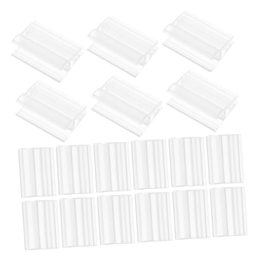 HIAKDOFT 60 Stück Teiliges Transparente PVC Preisschildhalter Clips für Drahtgitter und Regale Minimalistisches Design Einfache Anbringung Stabile Klammern für Etiketten und Schilder im HIAKDOFT 60 Stück Teiliges Transparente PVC Preisschildhalter Clips für Drahtgitter und Regale Minimalistisches Design Einfache Anbringung Stabile Klammern für Etiketten und Schilder im von HIAKDOFT