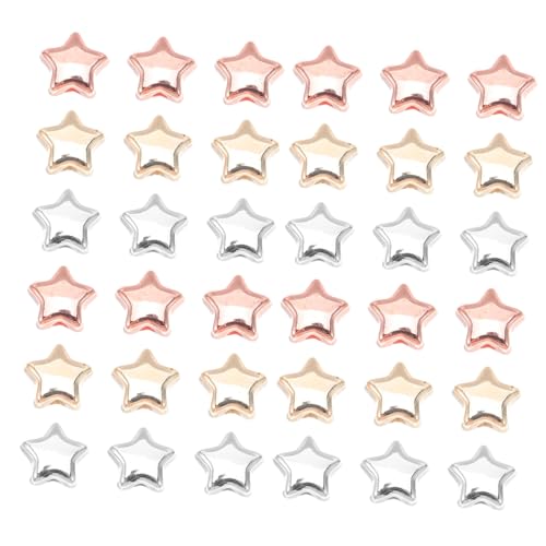 HIAKDOFT 600 Stück Galvanisierte Pentagramm Perlen Schmuckperlen Großes Loch Bastelperlen Halsketten Abstandshalter Zubehör Für Freundschaftsarmbänder Lose Sternperlen HIAKDOFT 600 Stück Galvanisierte Pentagramm Perlen Schmuckperlen Großes Loch Bastelperlen Halsketten Abstandshalter Zubehör Für Freundschaftsarmbänder Lose Sternperlen von HIAKDOFT