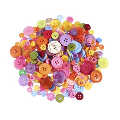 HIAKDOFT 600 Stück Harz Knöpfe Löchern Vielseitige Nähen Knöpfe für DIY Bastelprojekte Kleidung Dekoration und Scrapbooking Langlebig Mix HIAKDOFT 600 Stück Harz Knöpfe Löchern Vielseitige Nähen Knöpfe für DIY Bastelprojekte Kleidung Dekoration und Scrapbooking Langlebig Mix von HIAKDOFT