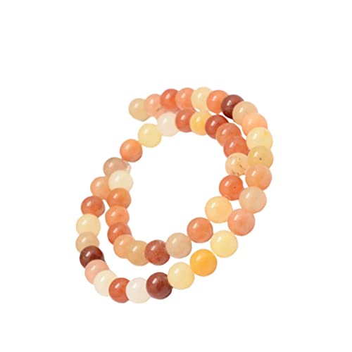 HIAKDOFT 63 Stk Teiliges DIY Schmuckperlen Naturstein Old Topaz Rundpolierte Perlen für Armband Ohrring Halskette Kreative Schmuckherstellung Zubehör für Heimdekoration HIAKDOFT 63 Stk Teiliges DIY Schmuckperlen Naturstein Old Topaz Rundpolierte Perlen für Armband Ohrring Halskette Kreative Schmuckherstellung Zubehör für Heimdekoration von HIAKDOFT