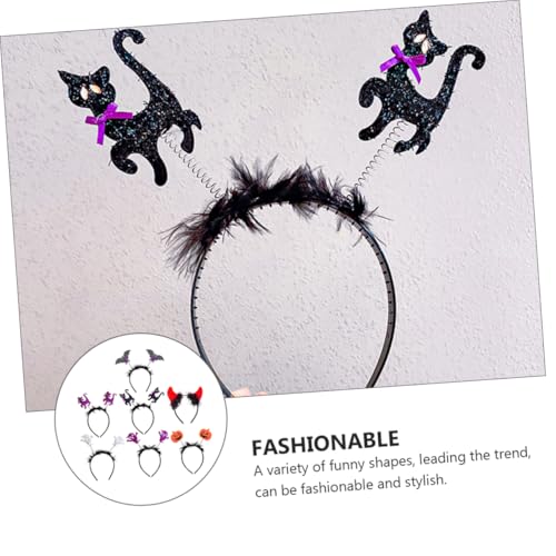 HIAKDOFT 7 Stück Teiliges Halloween Teufelshorn Stirnband aus Flexibler Kopfschmuck für Jungen und Mädchen Bequemer Haarreif für Kostüm Cosplay Karneval Party und Bühnenauftritte HIAKDOFT 7 Stück Teiliges Halloween Teufelshorn Stirnband aus Flexibler Kopfschmuck für Jungen und Mädchen Bequemer Haarreif für Kostüm Cosplay Karneval Party und Bühnenauftritte von HIAKDOFT