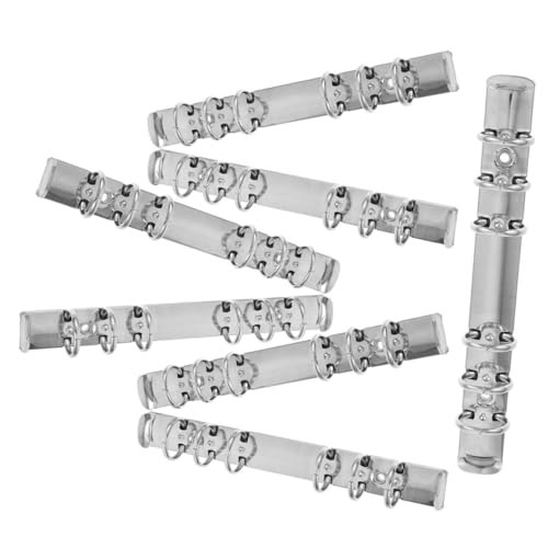HIAKDOFT 7 Stück Teiliges Ringbuch Mechanismus Metall Ring Binder Inserts für DIY Notizbuch Organizer Runde Ringe zum Einfachen Öffnen und Schließen Langlebig und Sicher für Lose Einlagen HIAKDOFT 7 Stück Teiliges Ringbuch Mechanismus Metall Ring Binder Inserts für DIY Notizbuch Organizer Runde Ringe zum Einfachen Öffnen und Schließen Langlebig und Sicher für Lose Einlagen von HIAKDOFT
