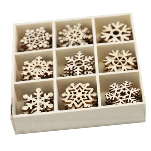 HIAKDOFT 72 STK. Teiliges DIY Holzanhänger Schneeflocke Distinctive Graffiti Holzhandwerk Langlebige Weihnachtsdekoration zum Basteln Fächer Aufbewahrungsbox für Adventsbasteln und HIAKDOFT 72 STK. Teiliges DIY Holzanhänger Schneeflocke Distinctive Graffiti Holzhandwerk Langlebige Weihnachtsdekoration zum Basteln Fächer Aufbewahrungsbox für Adventsbasteln und von HIAKDOFT