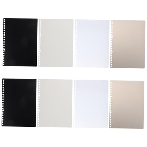 HIAKDOFT 8 Blatt Teiliges Binder Divider aus Transparentem Mattem PP Kunststoff Leichte Langlebige Sammelmappe mit Farbigen Registerkarten zum Organisieren von Schul und Bürounterlagen HIAKDOFT 8 Blatt Teiliges Binder Divider aus Transparentem Mattem PP Kunststoff Leichte Langlebige Sammelmappe mit Farbigen Registerkarten zum Organisieren von Schul und Bürounterlagen von HIAKDOFT