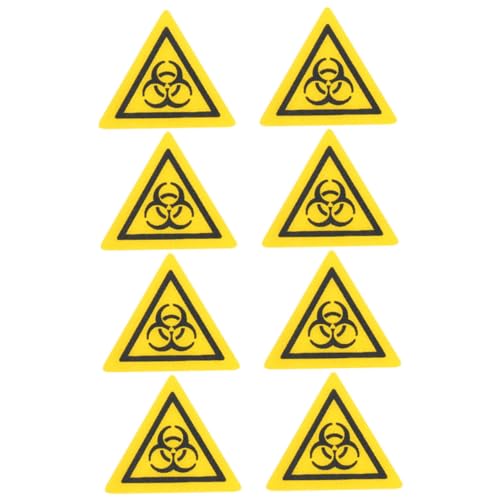 HIAKDOFT 8 Stück Biologische Risiko Warnaufkleber Teiliges PC Material Langlebig Starke Haftung Labor Sicherheitskennzeichnung für Biosicherheitswarnung Innen und Außen Geeignet HIAKDOFT 8 Stück Biologische Risiko Warnaufkleber Teiliges PC Material Langlebig Starke Haftung Labor Sicherheitskennzeichnung für Biosicherheitswarnung Innen und Außen Geeignet von HIAKDOFT