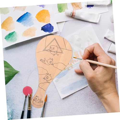 HIAKDOFT 8 Stück Teiliges Blanko Holzpaddel für Unbehandeltes Tischtennisracket zum Bemalen Vielseitige Oberfläche für Kreative DIY Kunstprojekte Fördert Familienzusammenhalt und HIAKDOFT 8 Stück Teiliges Blanko Holzpaddel für Unbehandeltes Tischtennisracket zum Bemalen Vielseitige Oberfläche für Kreative DIY Kunstprojekte Fördert Familienzusammenhalt und von HIAKDOFT