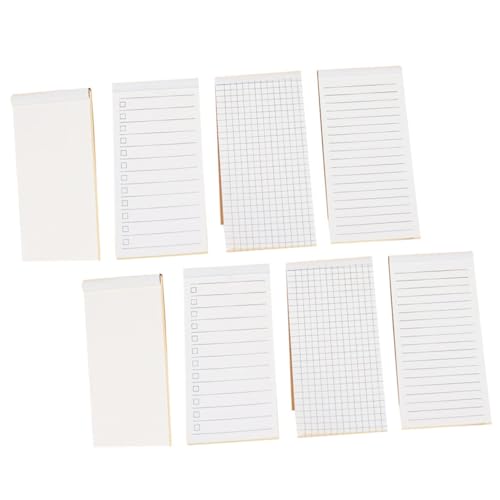 HIAKDOFT 8 Stück Teiliges Notizblock aus Hochwertigem Papier Praktische Abreißbare Notizblöcke mit Verschiedenen Innenseiten Kariert Liniert To do Blanko für Schule Büro und Studium HIAKDOFT 8 Stück Teiliges Notizblock aus Hochwertigem Papier Praktische Abreißbare Notizblöcke mit Verschiedenen Innenseiten Kariert Liniert To do Blanko für Schule Büro und Studium von HIAKDOFT
