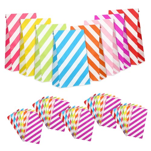 HIAKDOFT 80 Stück Bunte Papiertüten Stabil und Reißfest für Snacks Süßigkeiten Vielseitig Einsetzbar für Partys Feiern und HIAKDOFT 80 Stück Bunte Papiertüten Stabil und Reißfest für Snacks Süßigkeiten Vielseitig Einsetzbar für Partys Feiern und von HIAKDOFT