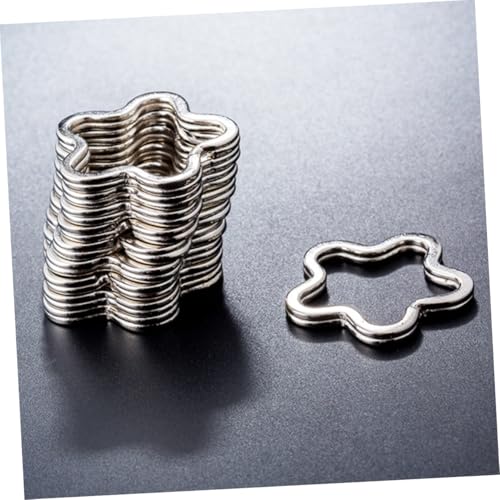 HIAKDOFT 80 Stück Teiliges Kleine Flache Schlüsselringe in Blumenform aus Langlebigem Metall für DIY Schlüsselanhänger und Hundemarken Robuste Spaltringe für Individuelle Schlüsselketten HIAKDOFT 80 Stück Teiliges Kleine Flache Schlüsselringe in Blumenform aus Langlebigem Metall für DIY Schlüsselanhänger und Hundemarken Robuste Spaltringe für Individuelle Schlüsselketten von HIAKDOFT