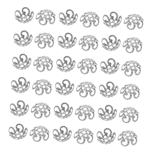 HIAKDOFT 800 Stück Vintage Blüten Metall Perlenkappen Hohl Spacer Bead Caps für Armband Ohrring Schmuckherstellung DIY Zubehör Langlebig und Einfach zu Verarbeiten von HIAKDOFT