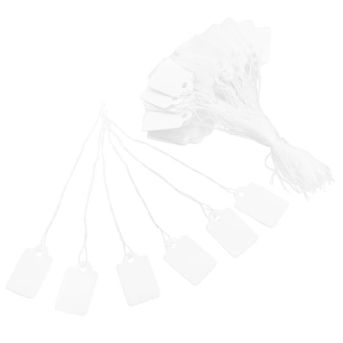 HIAKDOFT 90 Stück Schmuck Preisschilder aus Baumwolle und Papier mit Schnur Beschreibbare Blanko Preisschilder für Schmuck und Kleidung Langlebige Etiketten zum Anhängen für Geschäft und HIAKDOFT 90 Stück Schmuck Preisschilder aus Baumwolle und Papier mit Schnur Beschreibbare Blanko Preisschilder für Schmuck und Kleidung Langlebige Etiketten zum Anhängen für Geschäft und von HIAKDOFT