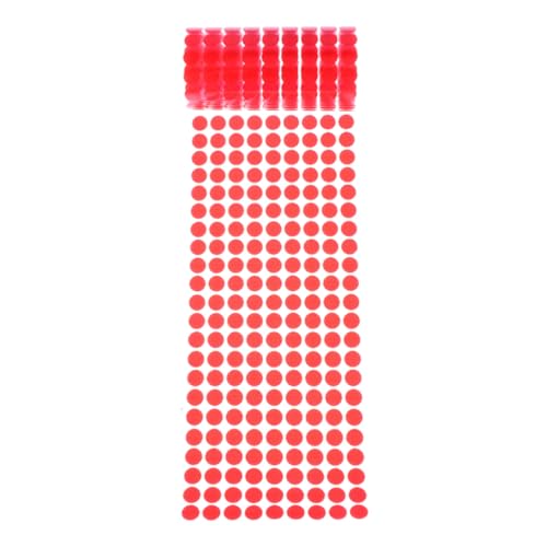 HIAKDOFT 900 Stück Rote Selbstklebende Klettpunkte Durchmesser Wasserfestes Doppelseitiges Klettband Starke Haftung Polyester Nylon Material für DIY Vielseitig und Langlebig HIAKDOFT 900 Stück Rote Selbstklebende Klettpunkte Durchmesser Wasserfestes Doppelseitiges Klettband Starke Haftung Polyester Nylon Material für DIY Vielseitig und Langlebig von HIAKDOFT