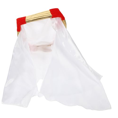 HIAKDOFT Arabischer Kostümhut Cosplay Party Kopfbedeckung aus Karneval Zubehör für Halloween Arabische Themenfeier Rotes von HIAKDOFT