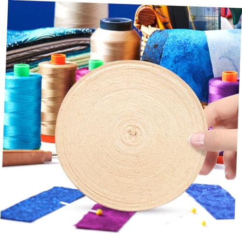 HIAKDOFT Baumwoll Nähband Fischgrätband Weiß Breit Robustes Bekleidungsband Für Kleidung Dekoration Geschenkband DIY Handarbeit Zubehör von HIAKDOFT