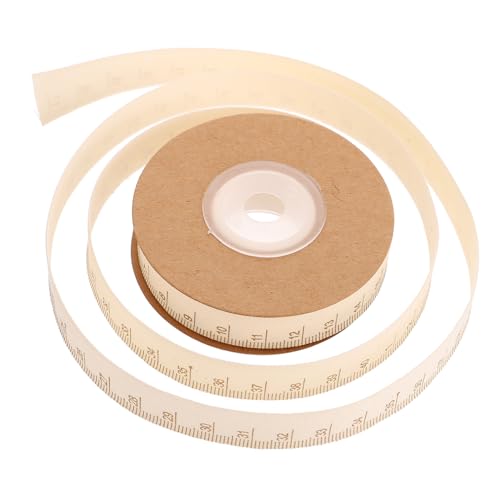 HIAKDOFT Baumwollband mit Maßskala Dekoratives Geschenkband für Geschenkverpackung DIY Bastelband Leicht Modisch Vielseitig für Schleifen und Kreative Verpackungen von HIAKDOFT