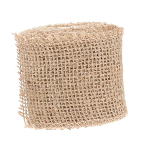 HIAKDOFT Breites Juteband Naturfarbe Umweltfreundlich Vielseitig für Weihnachtsdeko Hochzeit Kränze Geschenkband Rustikaler Jutestoff für Basteln und Dekoration HIAKDOFT Breites Juteband Naturfarbe Umweltfreundlich Vielseitig für Weihnachtsdeko Hochzeit Kränze Geschenkband Rustikaler Jutestoff für Basteln und Dekoration von HIAKDOFT