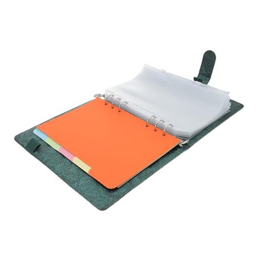 HIAKDOFT Budget Binder mit Cash Envelope Vielseitiger Geld Organizer Ringbuch für Budgetplanung Finanzverwaltung für Belege Karten Sparen und Tagesplanung Inkl Beschriftbaren Etiketten von HIAKDOFT