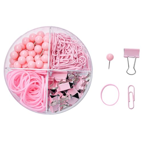 HIAKDOFT Büroklammer Macaron Farben mit Stabilen Binder Clips und Bunten Reißnägeln Wiederverwendbar Verschleißfest Stark Klemmend für Büro Schule und Zuhause HIAKDOFT Büroklammer Macaron Farben mit Stabilen Binder Clips und Bunten Reißnägeln Wiederverwendbar Verschleißfest Stark Klemmend für Büro Schule und Zuhause von HIAKDOFT