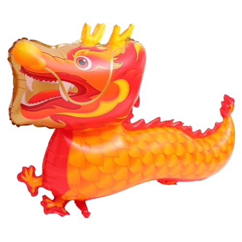 HIAKDOFT Chinesischer Drachen Luftballon für Frühlingsfest Dekoration Langlebiger Cartoon Drache Ballon für Innen Außen Buntes Jahr Des Drachen Partyaccessoire Vielseitig Verwendbar HIAKDOFT Chinesischer Drachen Luftballon für Frühlingsfest Dekoration Langlebiger Cartoon Drache Ballon für Innen Außen Buntes Jahr Des Drachen Partyaccessoire Vielseitig Verwendbar von HIAKDOFT