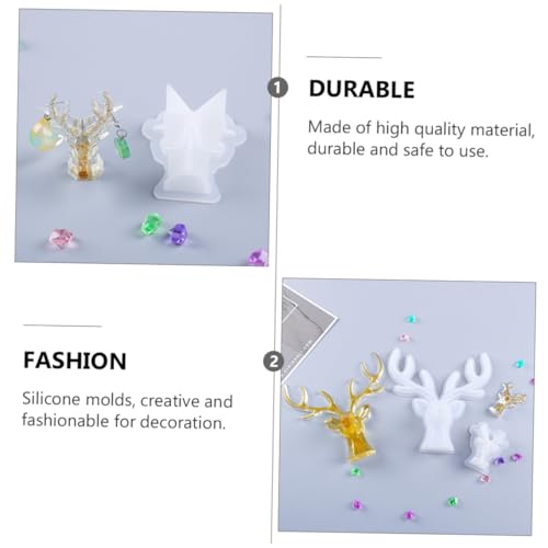 HIAKDOFT DIY Silikonform für Geweih Deko Gießform Antler Ornament Harzform Holzständer Non stick Leicht zu Reinigen für Erwachsene und Kreative Bastelprojekte HIAKDOFT DIY Silikonform für Geweih Deko Gießform Antler Ornament Harzform Holzständer Non stick Leicht zu Reinigen für Erwachsene und Kreative Bastelprojekte von HIAKDOFT
