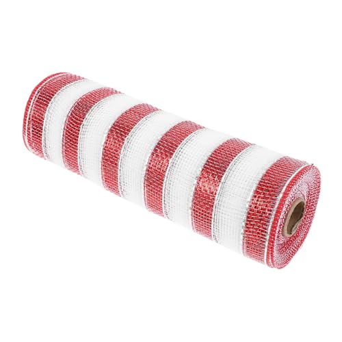 HIAKDOFT Dekoratives Geschenkband Rot Weiß Polyester Schleifenband für DIY Basteln Geschenkverpackung und Festliche Dekoration Langlebiges Stabiles Bastelband für Geschenkboxen und HIAKDOFT Dekoratives Geschenkband Rot Weiß Polyester Schleifenband für DIY Basteln Geschenkverpackung und Festliche Dekoration Langlebiges Stabiles Bastelband für Geschenkboxen und von HIAKDOFT