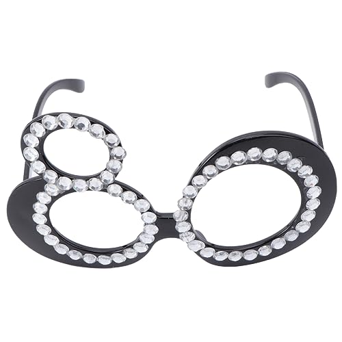HIAKDOFT Digitale Brille Dekoration für Partys Fotorequisiten und Geburtstagsfeiern Lustige und Stilvolle Brille aus PC Material für Unvergessliche Fotos und Besondere Anlässe von HIAKDOFT