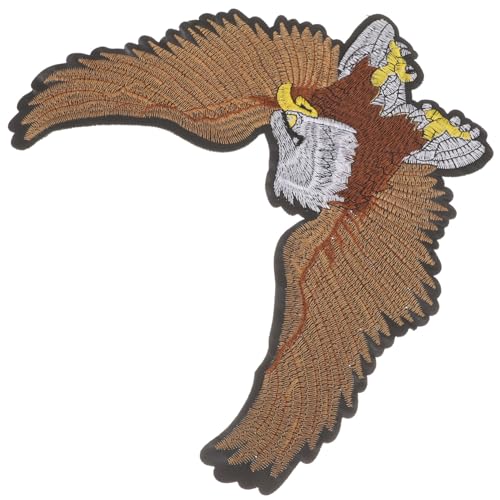 HIAKDOFT Eagle Bestickter Aufnäher aus Leder Großer DIY Nähflicken für Kleidung Jeans Hüte Robust und Waschbar Einfacher Anbringung ohne Bügel zum Reparieren und Verzieren HIAKDOFT Eagle Bestickter Aufnäher aus Leder Großer DIY Nähflicken für Kleidung Jeans Hüte Robust und Waschbar Einfacher Anbringung ohne Bügel zum Reparieren und Verzieren von HIAKDOFT
