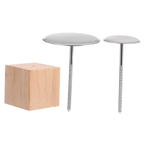 HIAKDOFT Edelstahl Cake Nails Set mit Holzständer Wiederverwendbare Tortendeko Werkzeuge für Rosen und Blumenverzierung Teiliges Backzubehör für Anfänger und Hobbybäcker HIAKDOFT Edelstahl Cake Nails Set mit Holzständer Wiederverwendbare Tortendeko Werkzeuge für Rosen und Blumenverzierung Teiliges Backzubehör für Anfänger und Hobbybäcker von HIAKDOFT