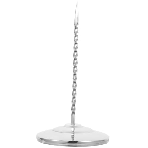 HIAKDOFT Edelstahl Receipt Spike Quittungshalter mit Robustem Design und Rostfrei für Küche Restaurant Büro und Milchtee Shop zur Sicheren Aufbewahrung von Rechnungen und Notizen HIAKDOFT Edelstahl Receipt Spike Quittungshalter mit Robustem Design und Rostfrei für Küche Restaurant Büro und Milchtee Shop zur Sicheren Aufbewahrung von Rechnungen und Notizen von HIAKDOFT