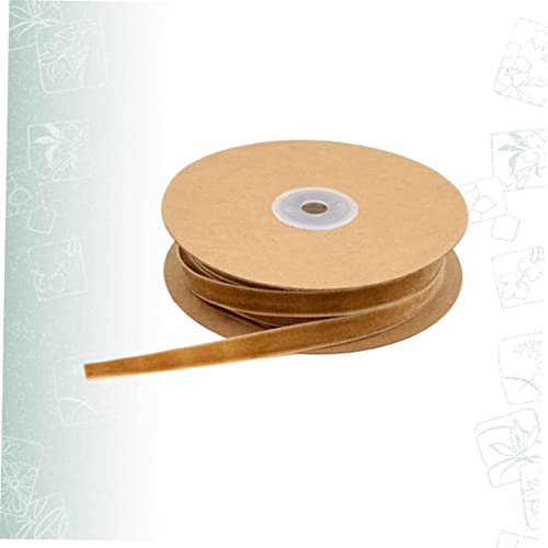 HIAKDOFT Einseitige Samtband Schleifenband für Geschenkverpackungen Kleidung DIY Dekoration Kopf und Halszubehör Langlebiges Material Kaffee Farbton Festliche Bastelband HIAKDOFT Einseitige Samtband Schleifenband für Geschenkverpackungen Kleidung DIY Dekoration Kopf und Halszubehör Langlebiges Material Kaffee Farbton Festliche Bastelband von HIAKDOFT