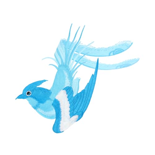 HIAKDOFT Ethnischer Vogel Stickerei Patch zum Aufnähen und Aufbügeln Farbenfrohes DIY Zubehör für Kleidung Jeans Taschen Individuelle Dekoration Langlebig und Detailliert Gestaltet von HIAKDOFT