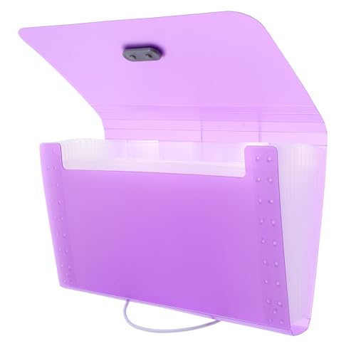 HIAKDOFT Fächermappe Fächer Großer Kapazität Dokumenten Organizer für Rechnungen und Kleinteile Erweiterbarer Accordion File Folder Multifunktional für Büro Schule Zuhause von HIAKDOFT