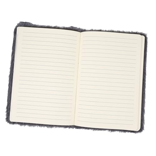 HIAKDOFT Flauschiges Plüsch notizbuch mit Süßem Fuchs motiv Weicher Cartoon tier einband Vielseitiges Tagebuch für Mädchen Glattes Papier für Tagebuch Reise und Kreative Notizen von HIAKDOFT